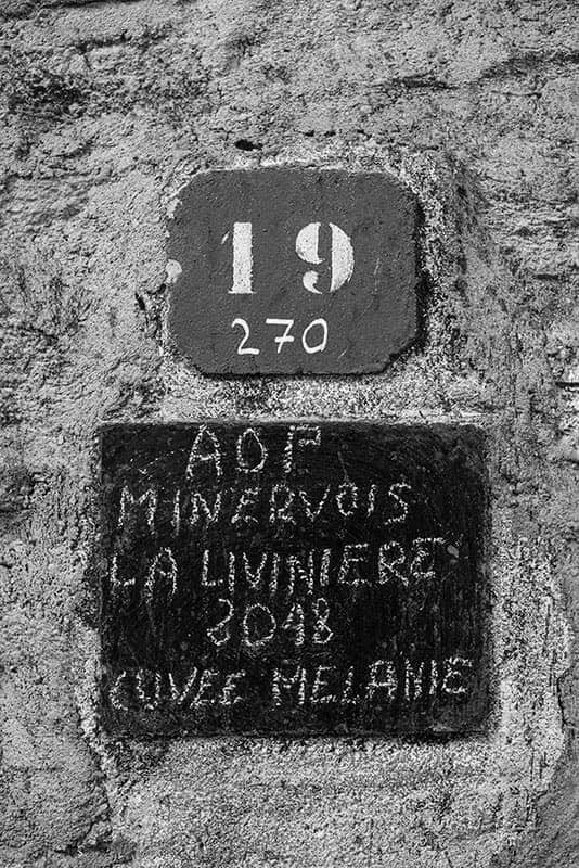 Tableau AOP Minervois La Livinière 2018 Cuvée Mélanie
